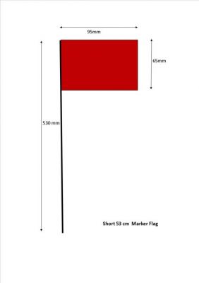 53cm Flag Markers - Bundle of 100