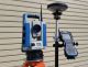 combined total station and GPS